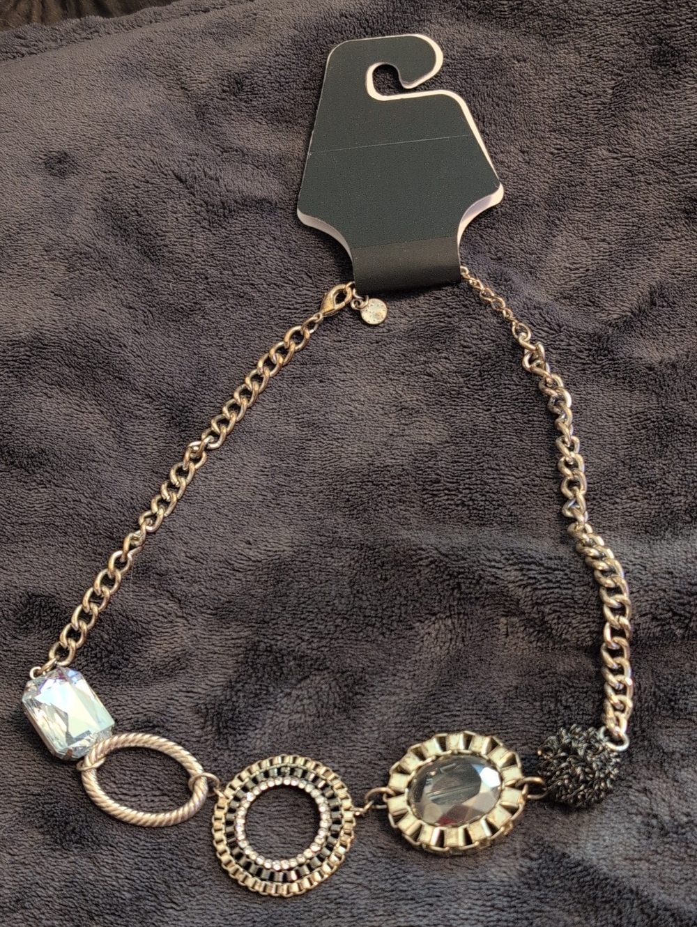 Gold-Tone Statement Circle Link Necklace - Women Jewelry